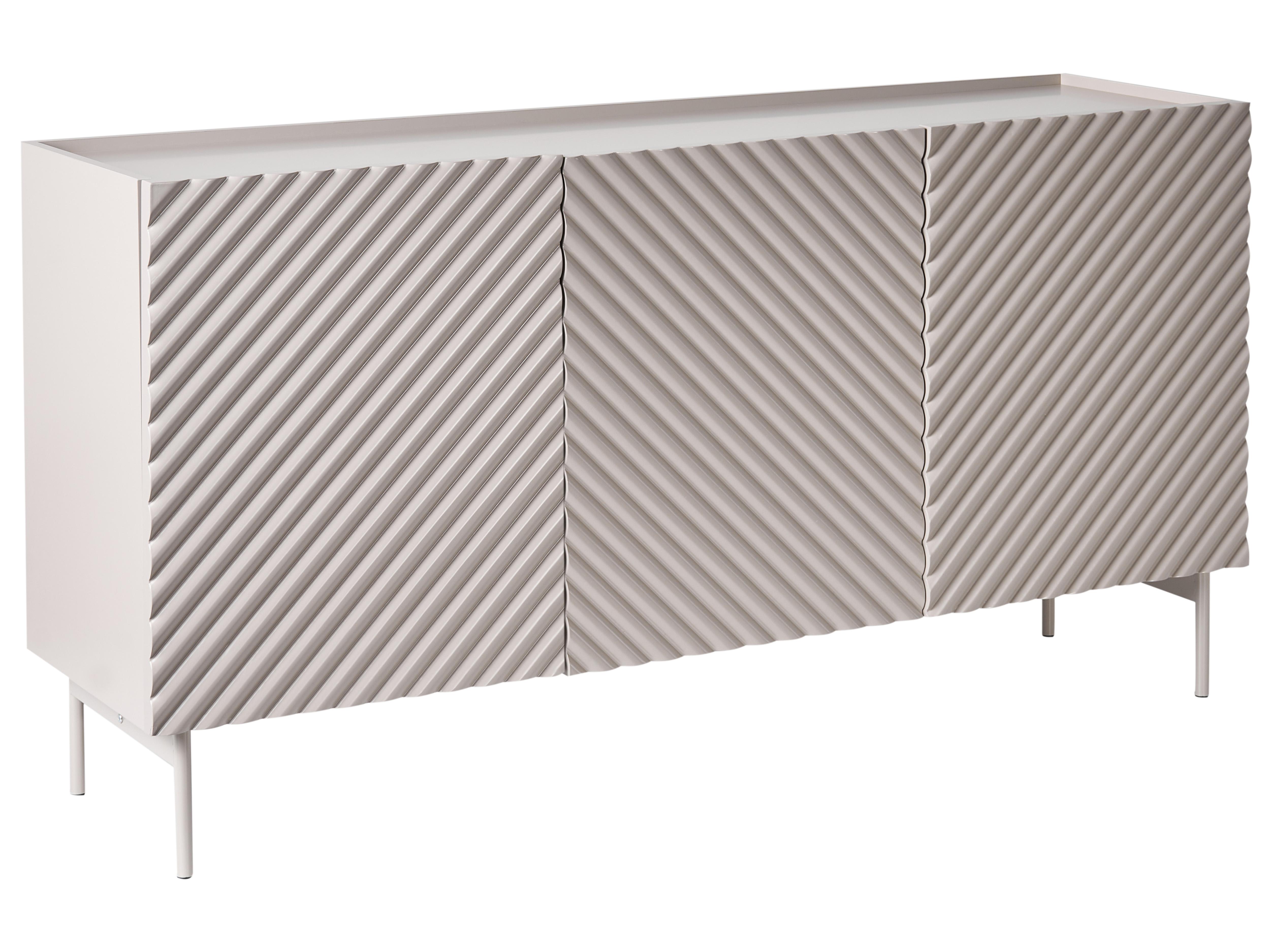 3 Door Sideboard YARAKA Light Beige