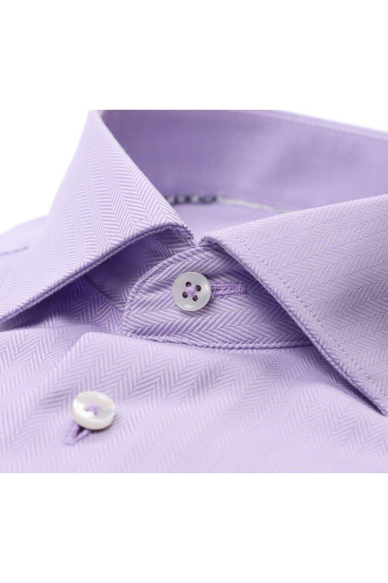 ETERNA Slim Fit Hemd flieder, Strukturiert