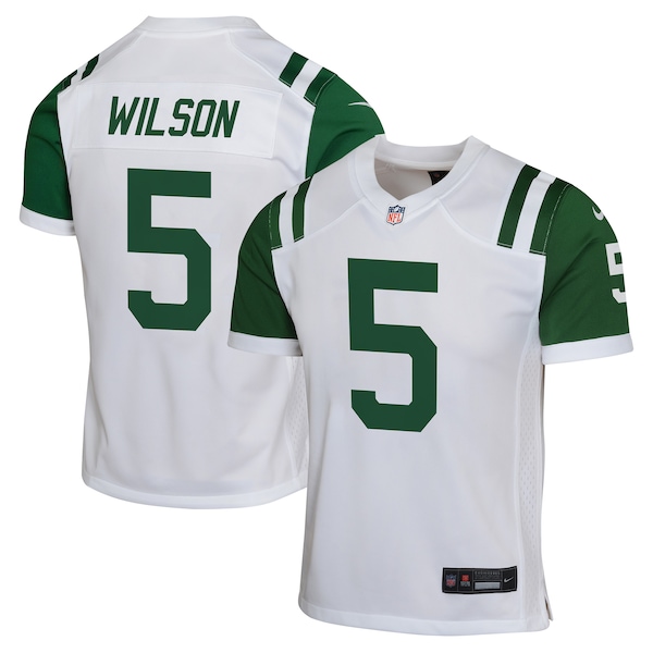Garrett Wilson New York Jets Nike Youth Classic Alternate Game Jersey - White