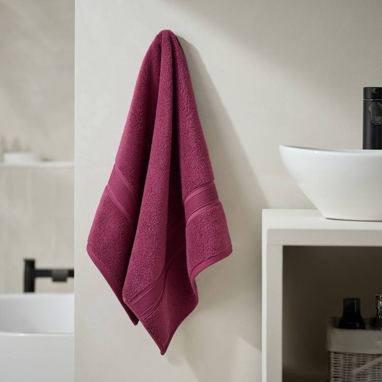 Habitat Supersoft Hand Towel - Plum