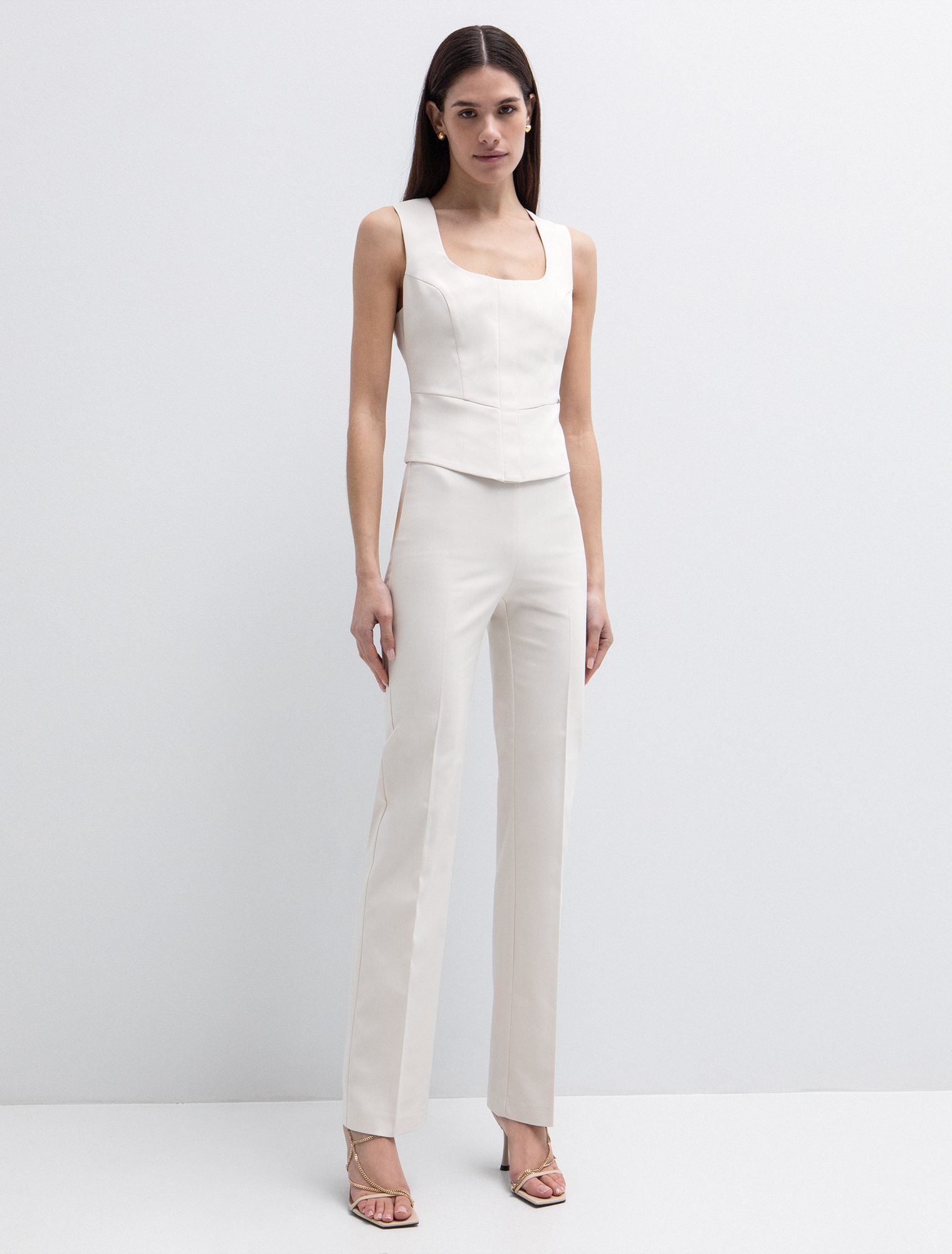 Tailored τοπ με ραφές