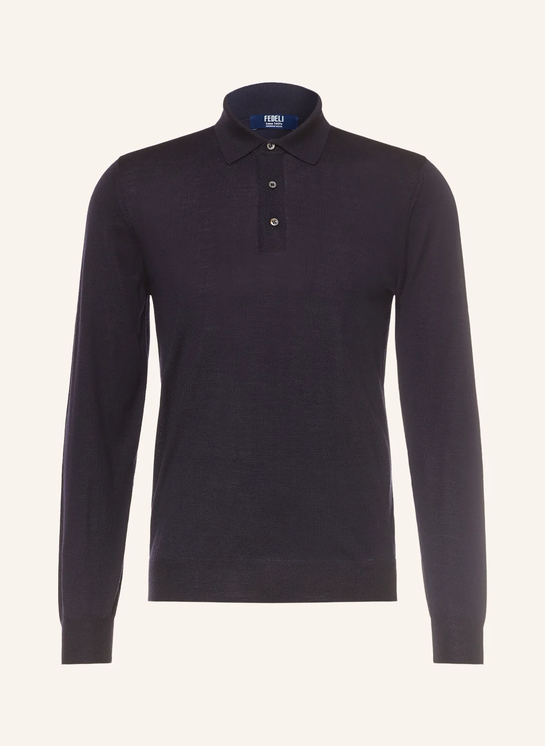 FEDELI Strick-Poloshirt