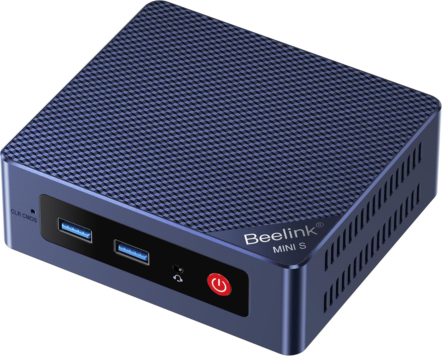 Beelink EQ Mini PC Mini S12 N95 Intel Alder Lake-N95 (up to 3.4GHz) 16GB DDR4 500GB M.2 SSD Mini Desktop Computer  Support 4K@60Hz Dual HDMI Display  2.5G LAN/USB3.2/Low-Power Home/Office Micro PC