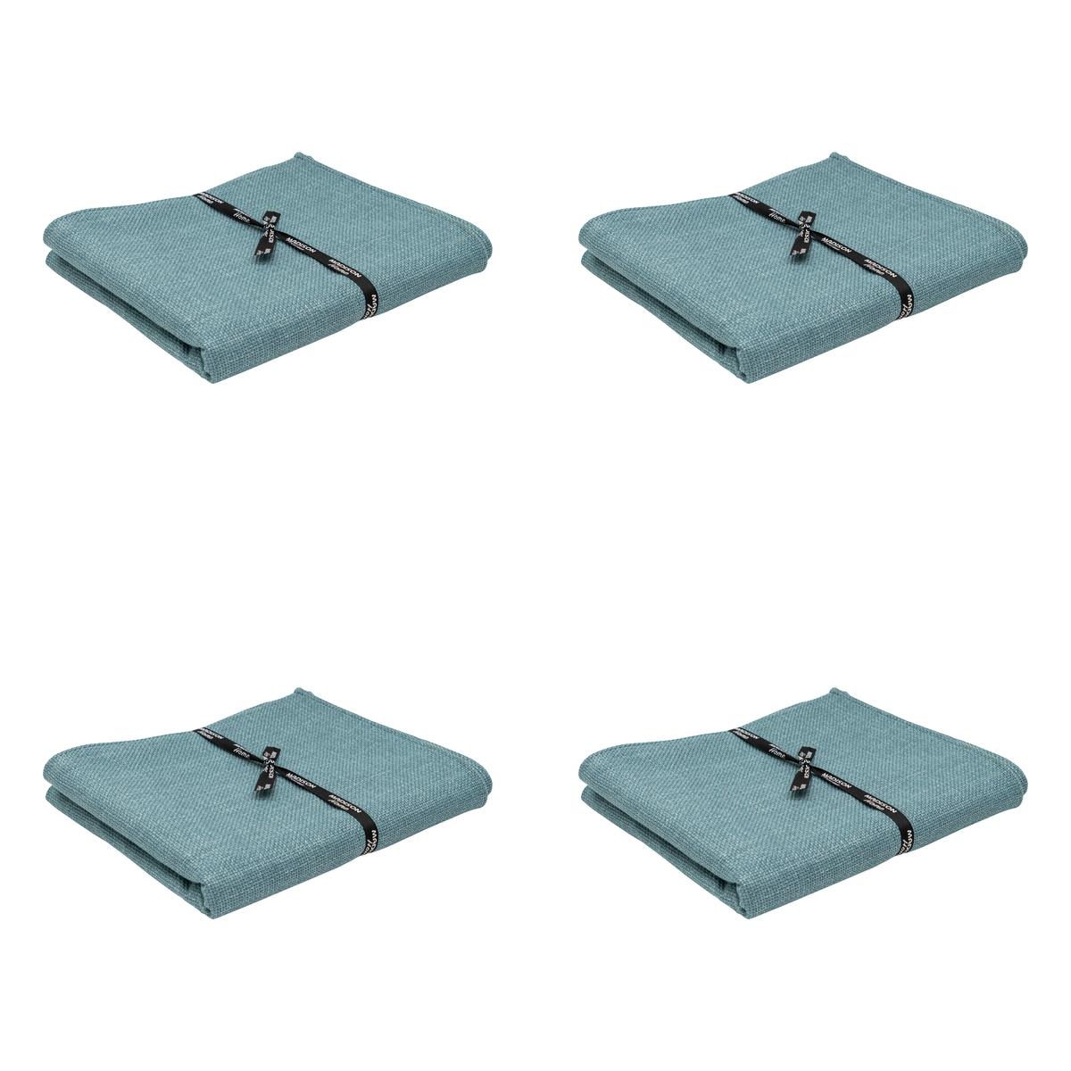Madison tafelkleed Madison Home - blauw - 250x140xcm - set van 4