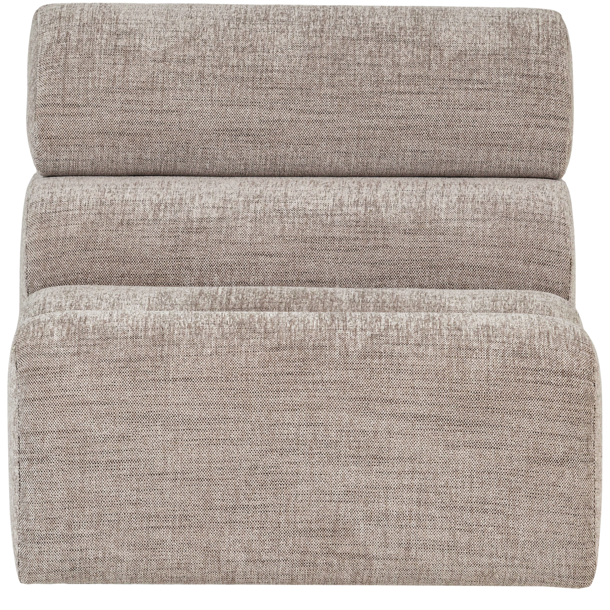 WOOOD 1-zits element bank Novi - Polyester - Naturel Melange - 86x82x113
