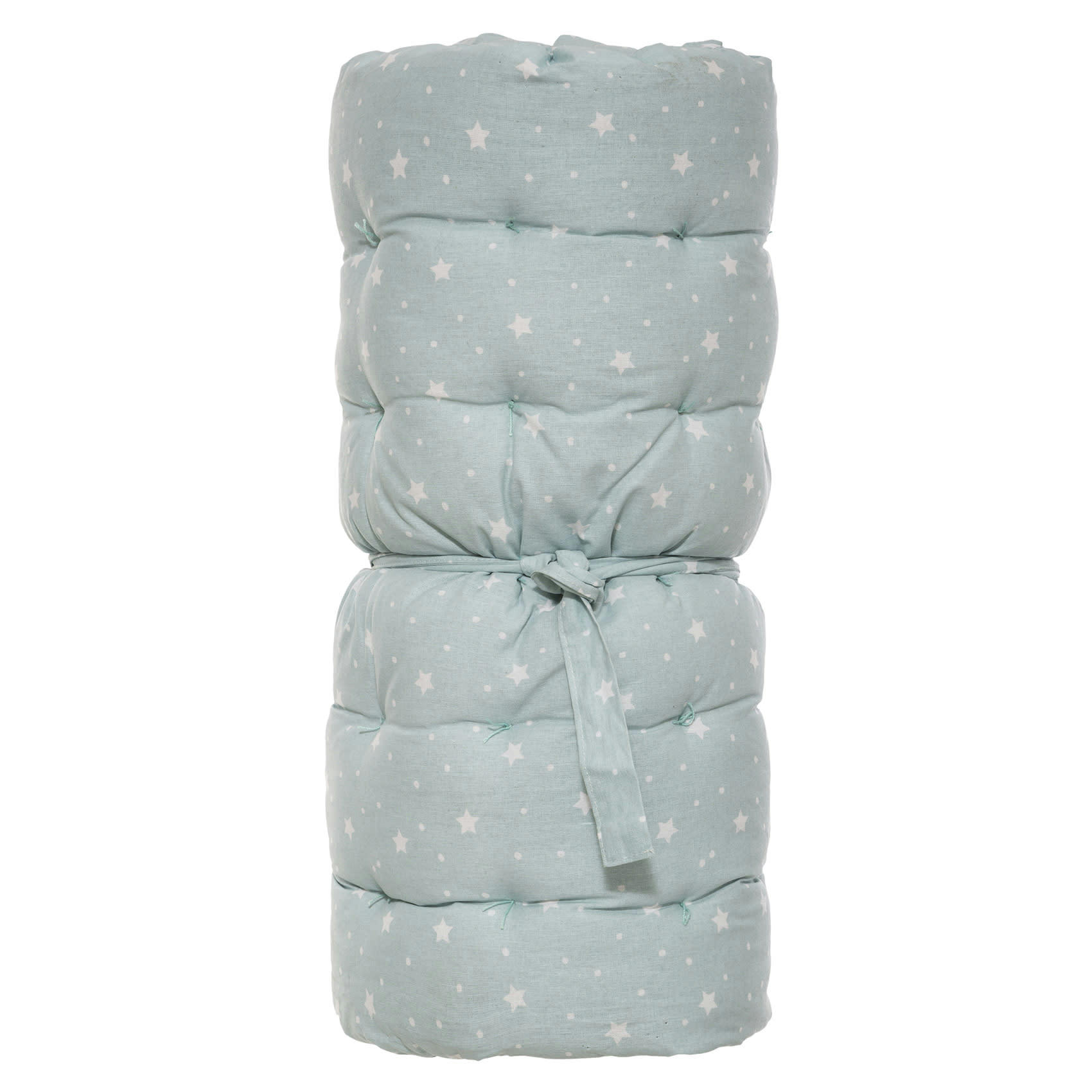 - Matelas de sol étoilé coton vert clair 120x60