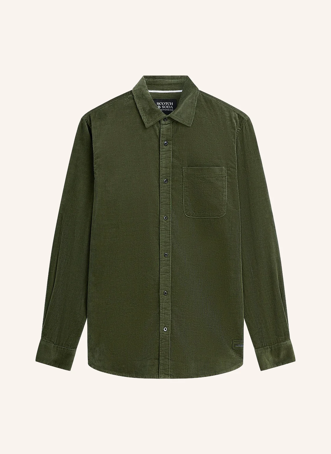 SCOTCH & SODA Cordhemd Regular Fit