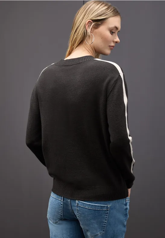 Pullover mit Gallonstreifen