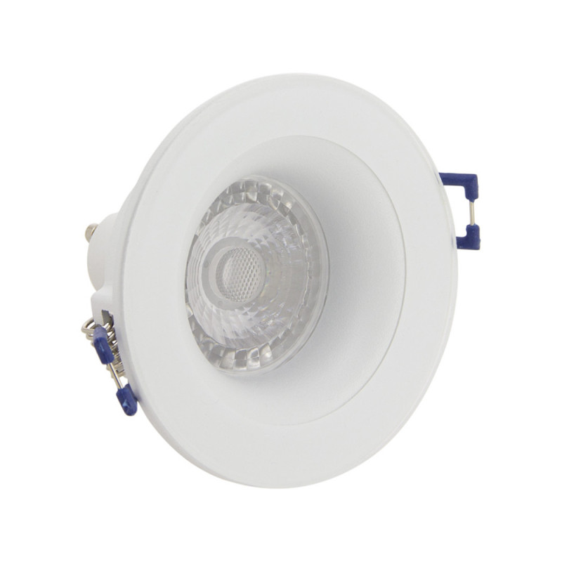 Spot encastrable LED aluminium blanc GU10 blanc neutre IP44 345 lm 5 W XANLITE
