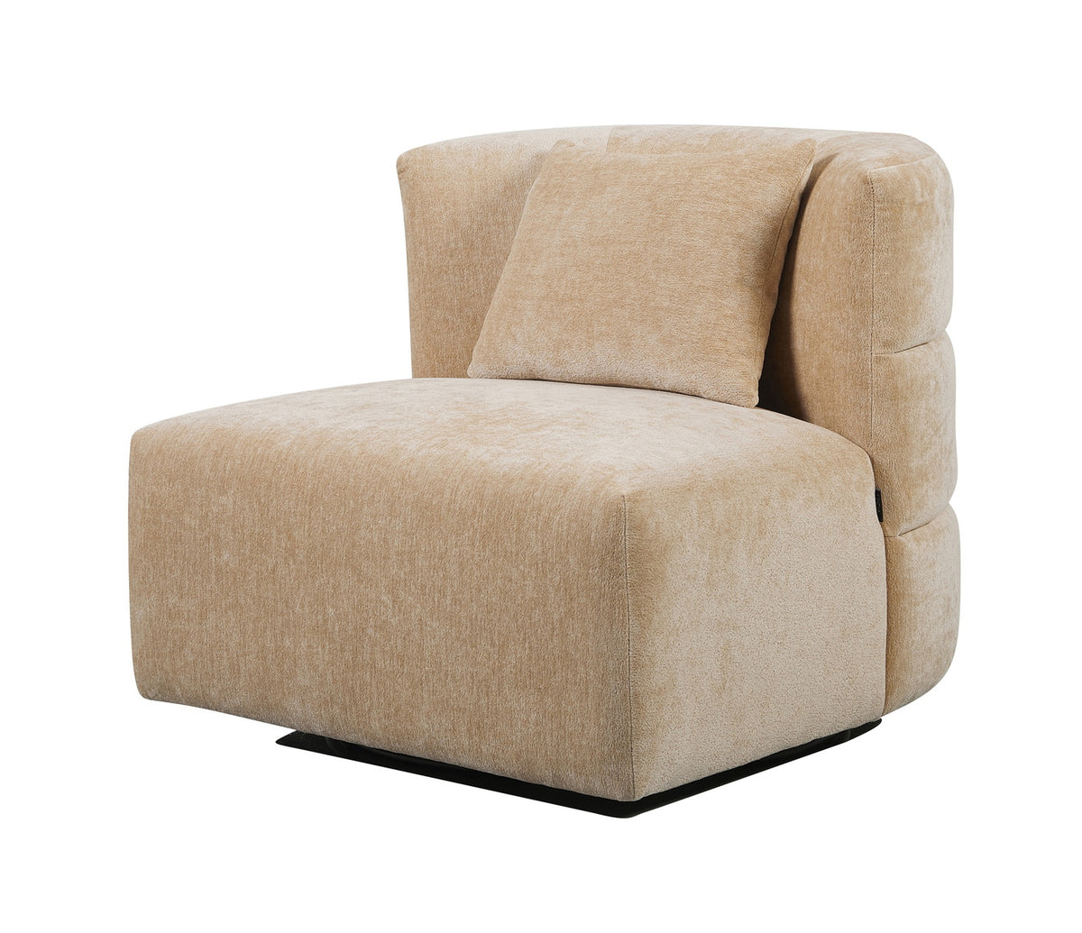 DÉJA Living Draaifauteuil Ethan - Beige Stof - 88x95x75cm