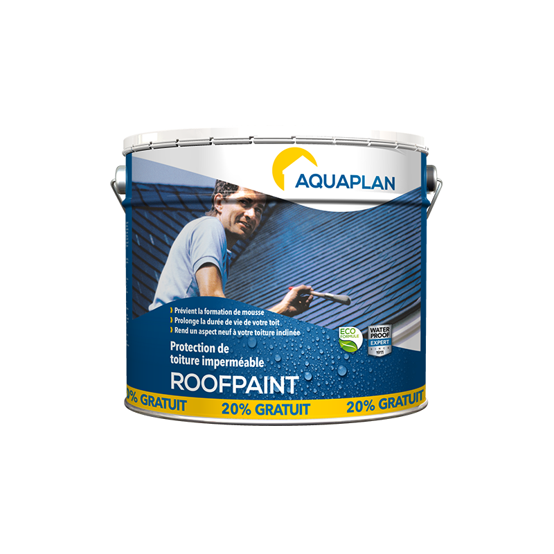 Peinture Roofpaint 10 L   20 % AQUAPLAN