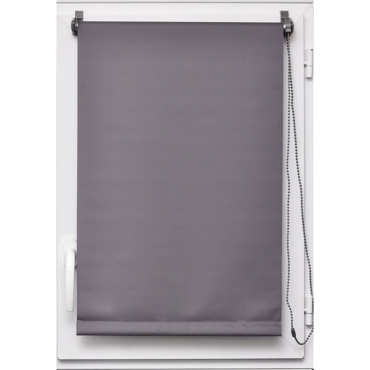 Estore em tecido opaco cinza 87x180cm