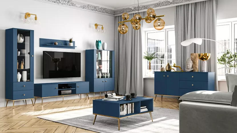 Ława BLU 90x60 granatowa