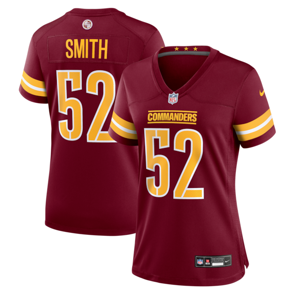 Preston Smith Washington Commanders Nike Women's Team Game Jersey -  Burgundy