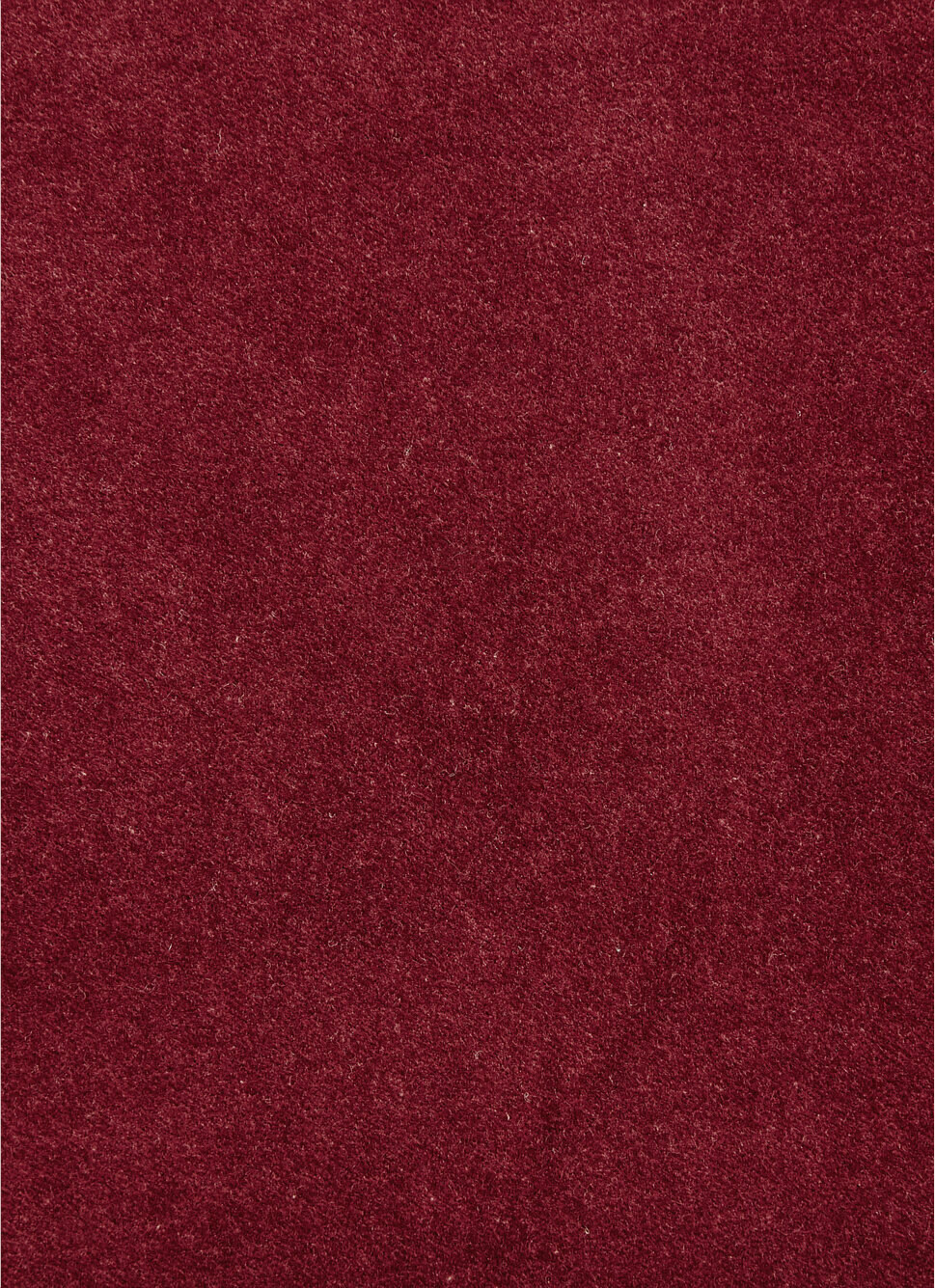 RIDEAU UNI EN VELOURS DE COTON DOUBLÉ CARMIN