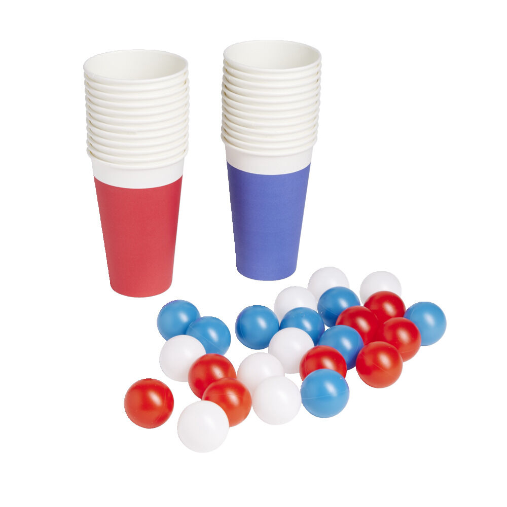 Bière pong supporter France bleu blanc rouge