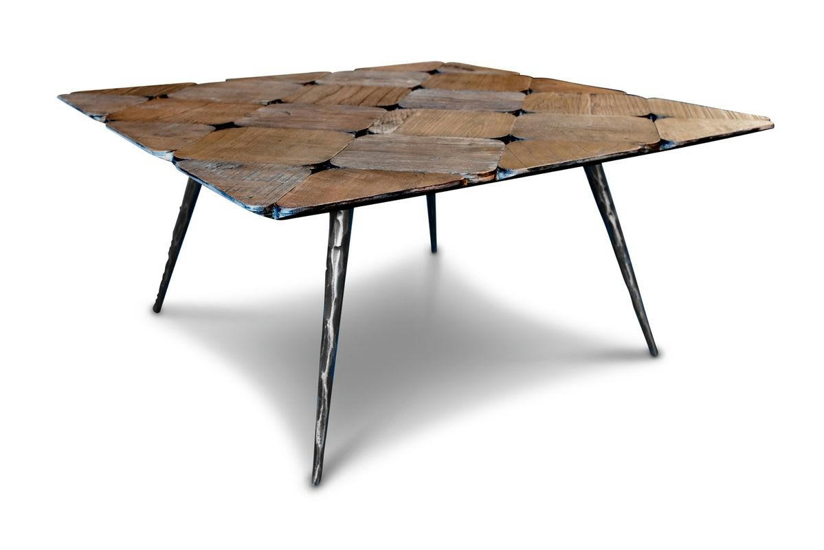 LINCOLN - Table basse en bois marron