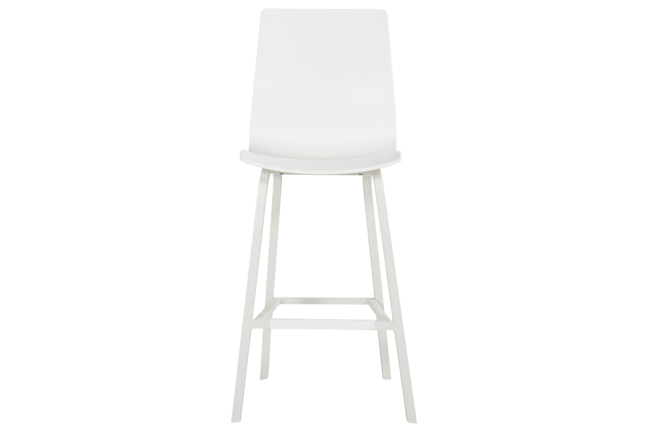 Hartman Barstoel Sophie Wave - Wit Kunststof - Set Van 2