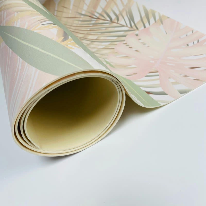 GAÏA - Tapis Vinyle Médium l 50xL120cm Multicolore Feuillage