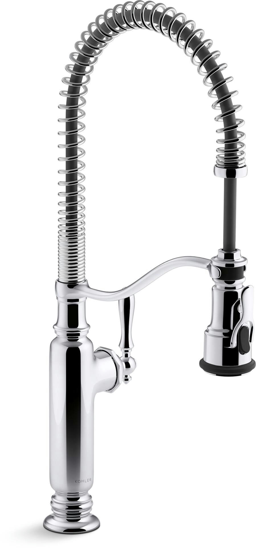 Kohler Tournant Semi-Pro Kitchen Faucet, Polished Chrome