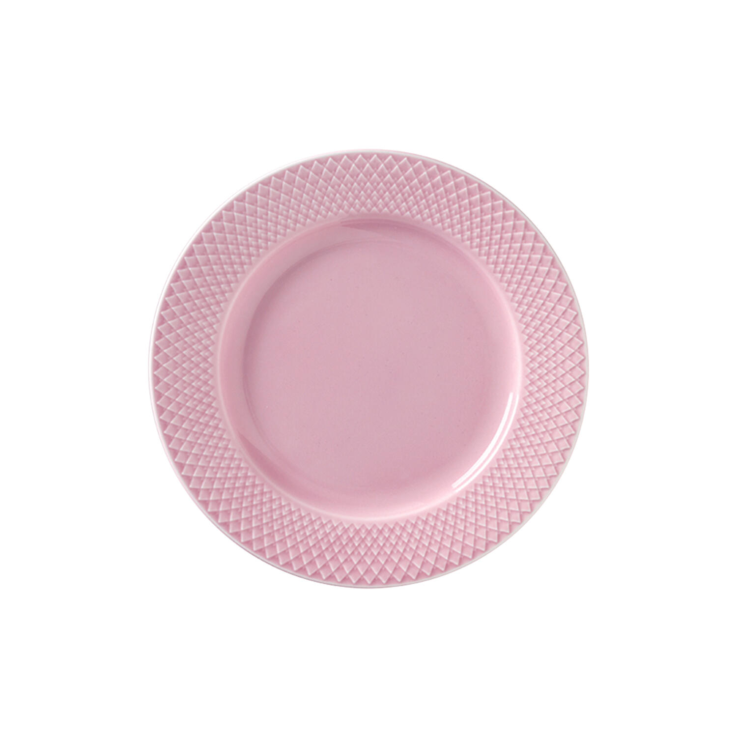 Rhombe Color frokosttallerken ø 21 cm, rosa