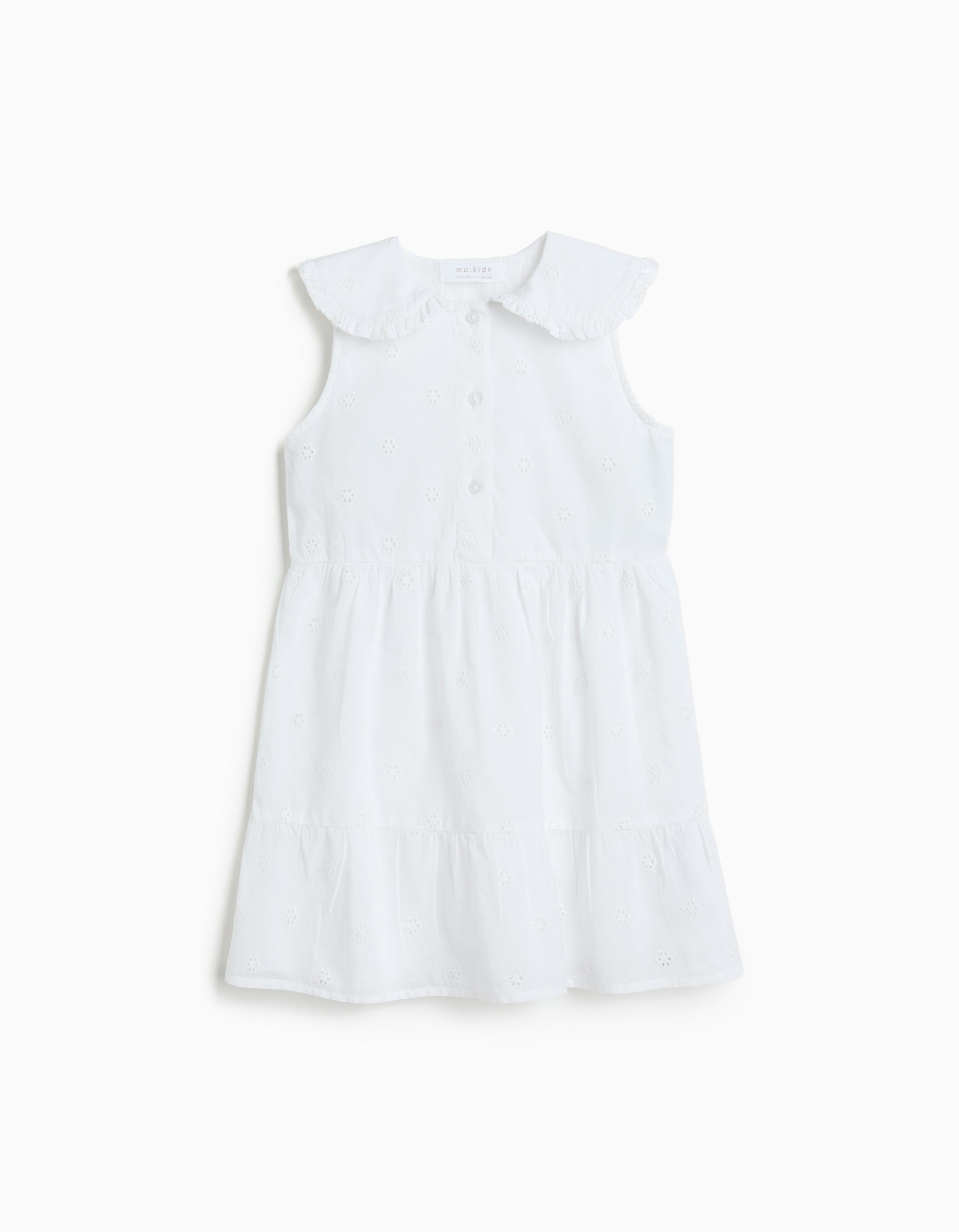 Vestido, Menina, Branco