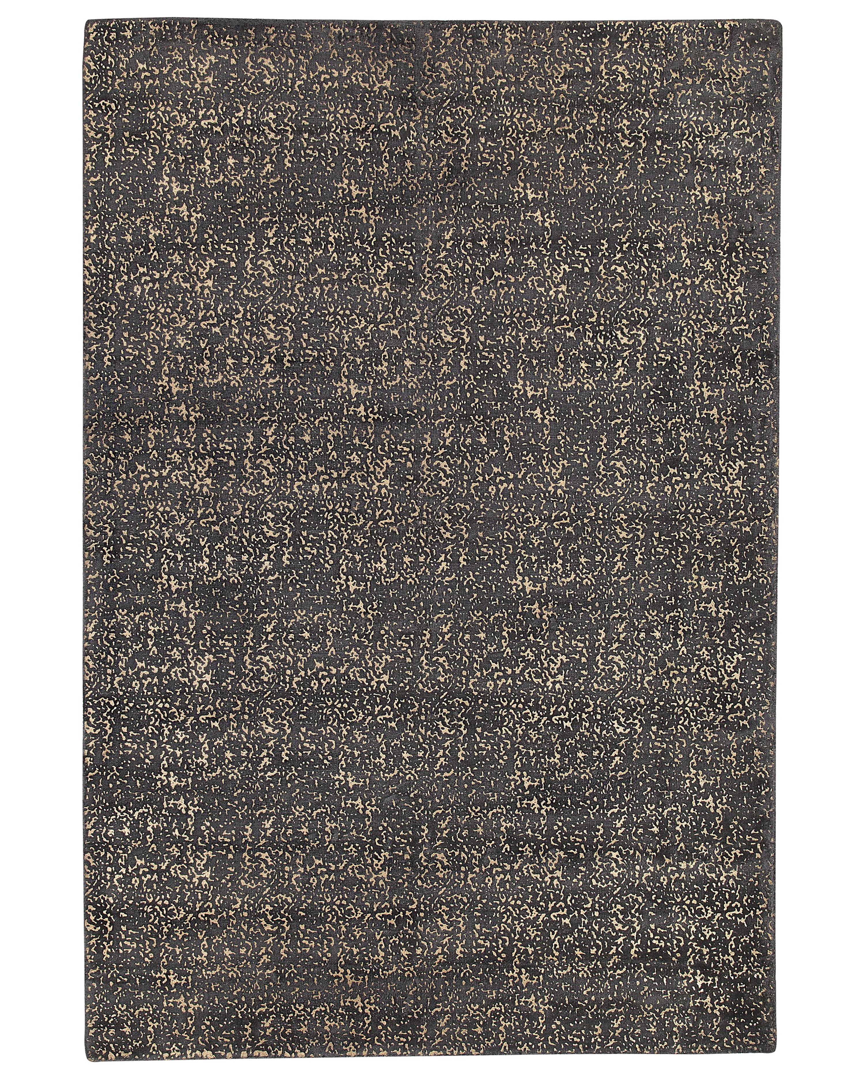 Rug ESEL Gold 140 x 200 cm Viscose
