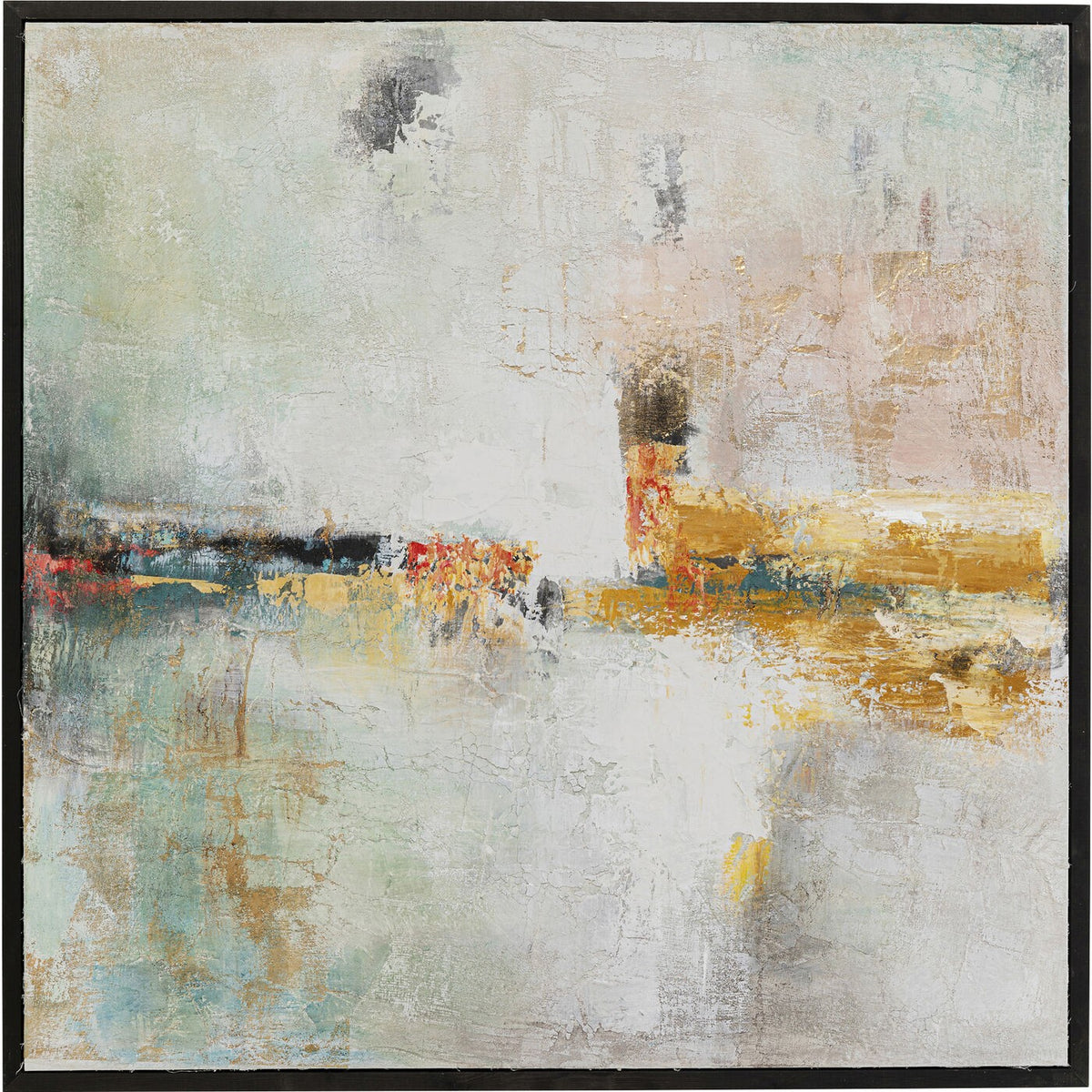 Kare Design Schilderij Frame Dust 120x120cm goud