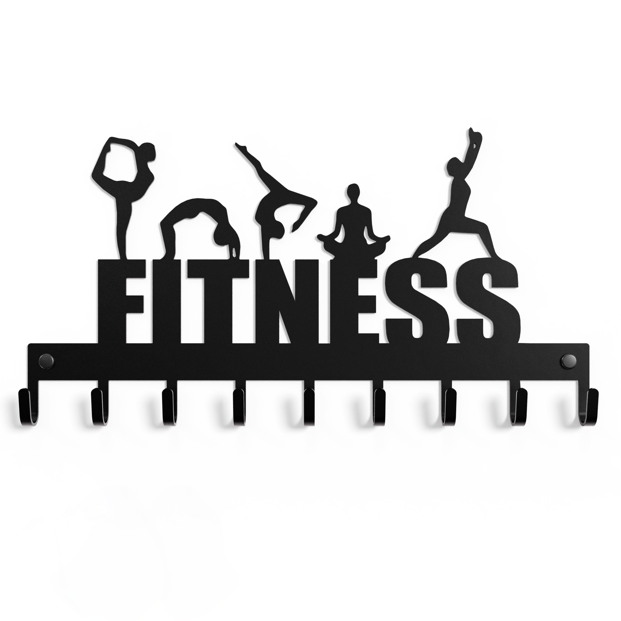 Wieszak "FITNESS" na klucze, ubrania, biżuterie, ozdobny WK_FITNESS_C 1szt
