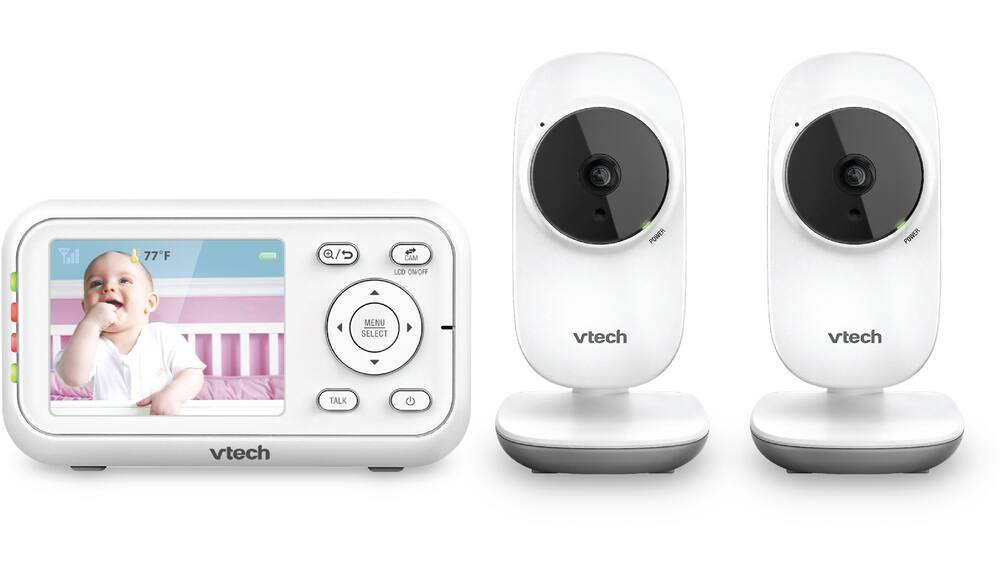 VTech VM3252-2 Digital Video Baby Monitor with 2 Cameras