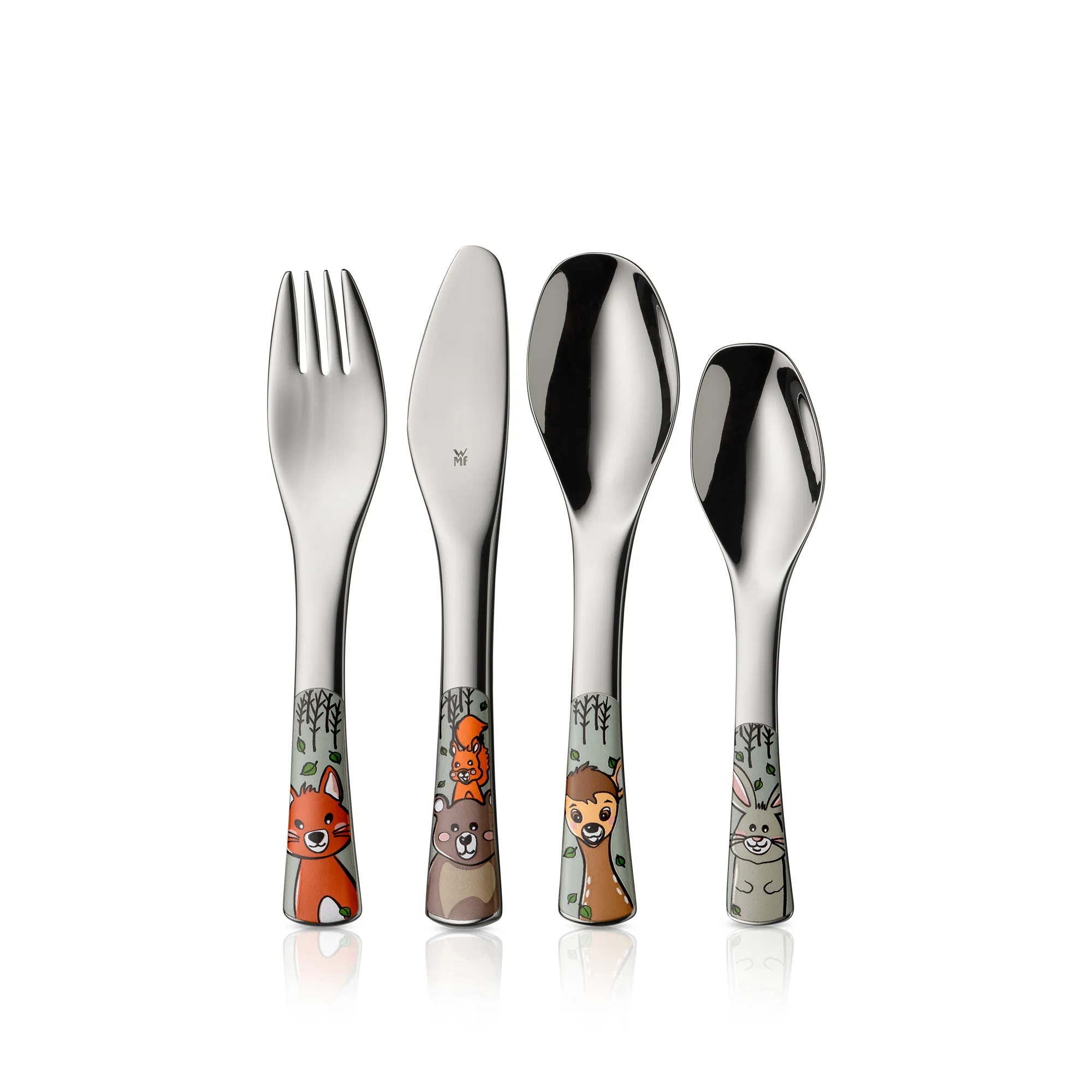 Forest Friends, Kids Cutlery Set, 4-piece, Children's Cutlery