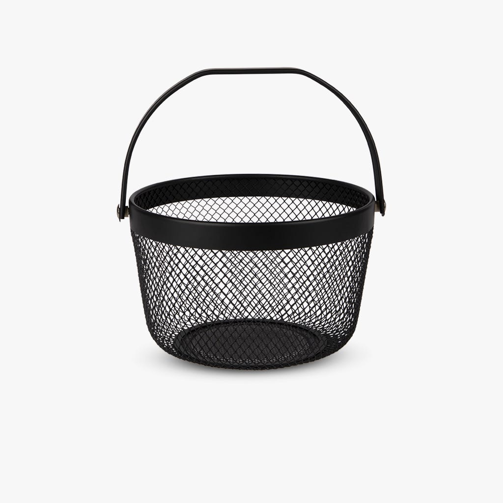 Cesto de Metal Preto ALL BLACK