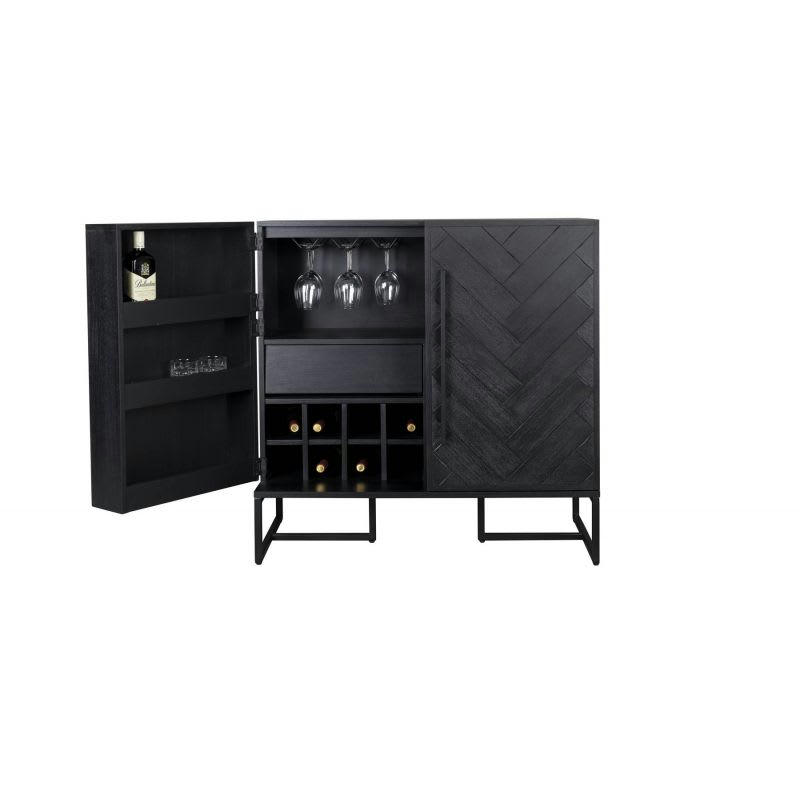 CLASS SIDEBOARD - Meuble range bouteille en bois noir