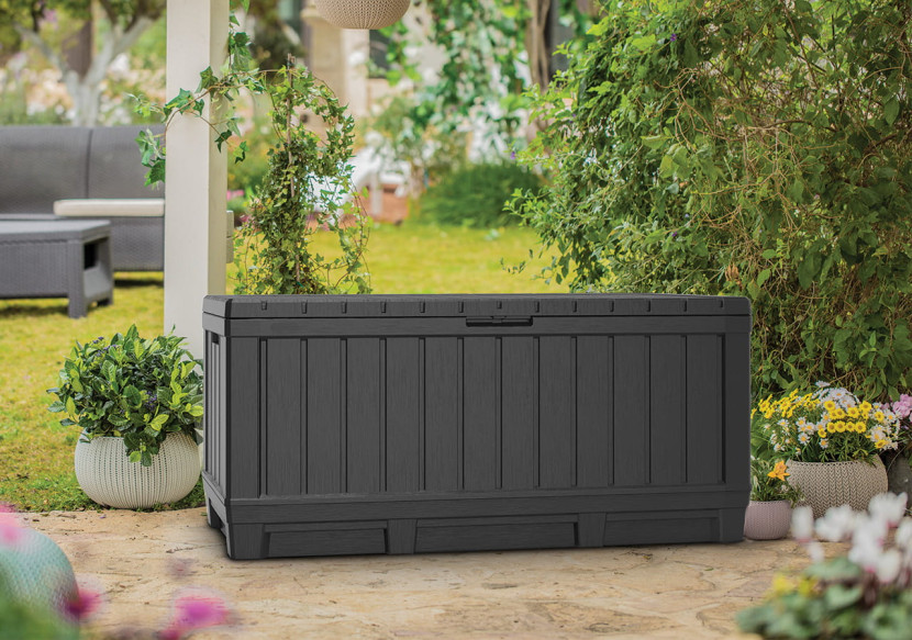 Skrzynia ogrodowa, schowek Kentwood 350 L - Grafit