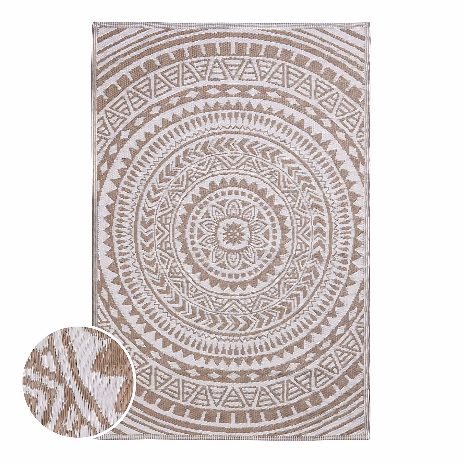 COLOUR CLASH In-/Outdoorteppich Circles