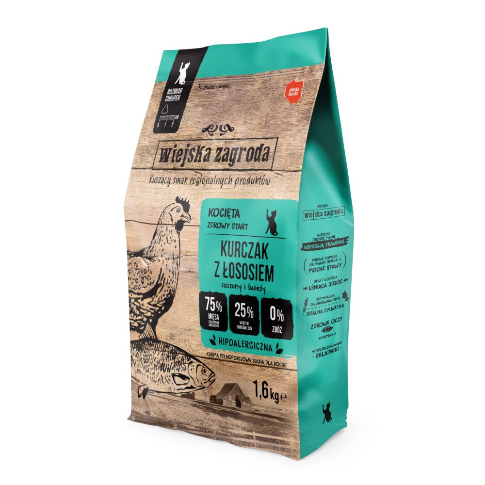 Wiejska Zagroda Kitten Chicken with Salmon
