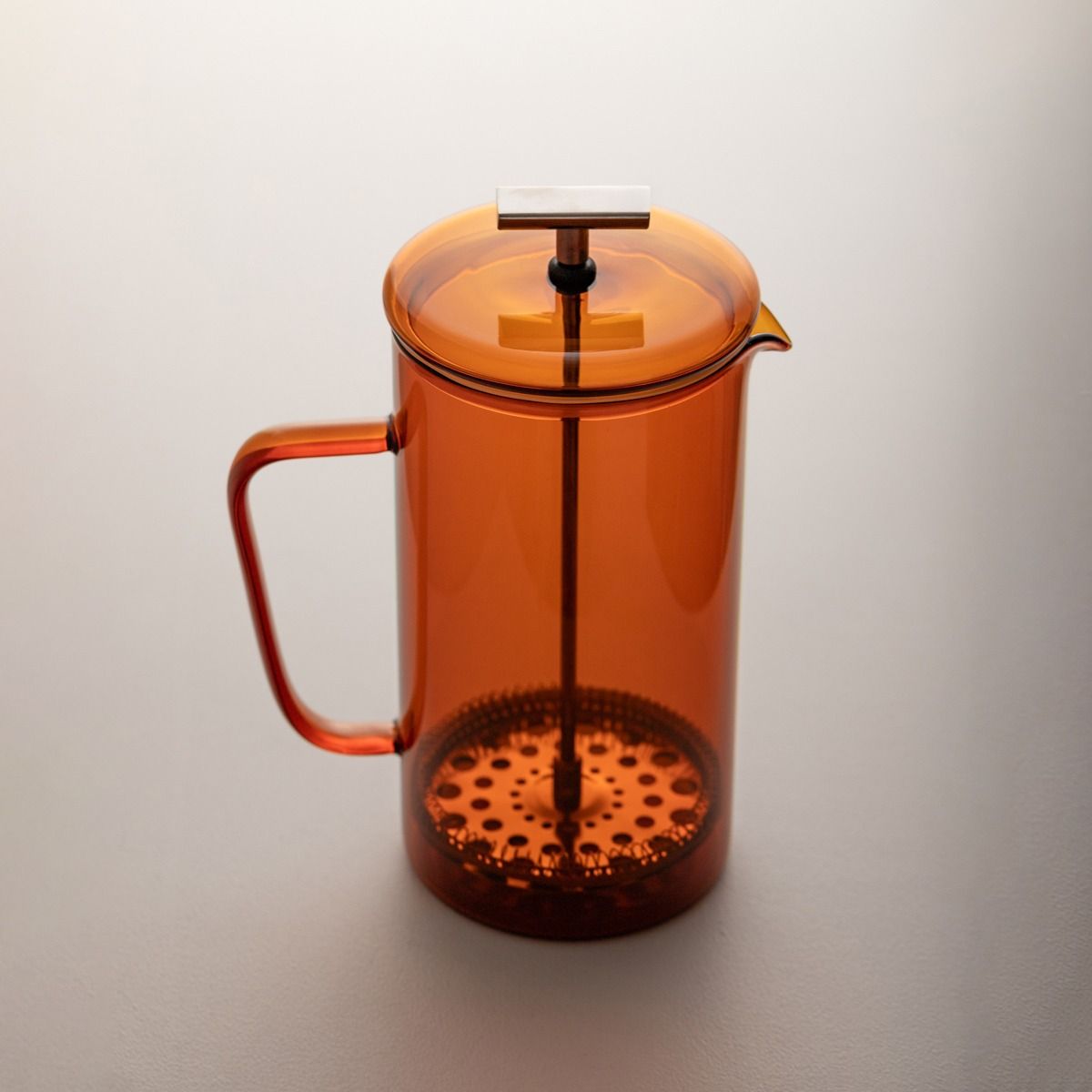 Zaparzacz LATTRICE szklany bursztynowy 1 l