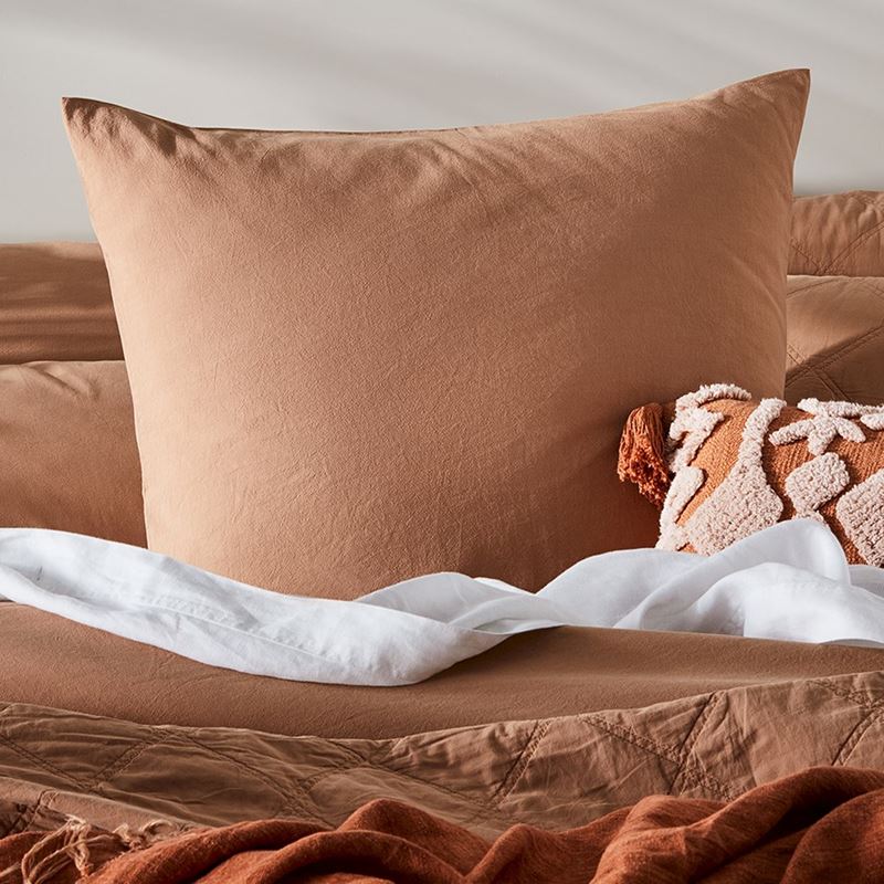 Stonewashed Cotton Earth Quilt Cover Separates