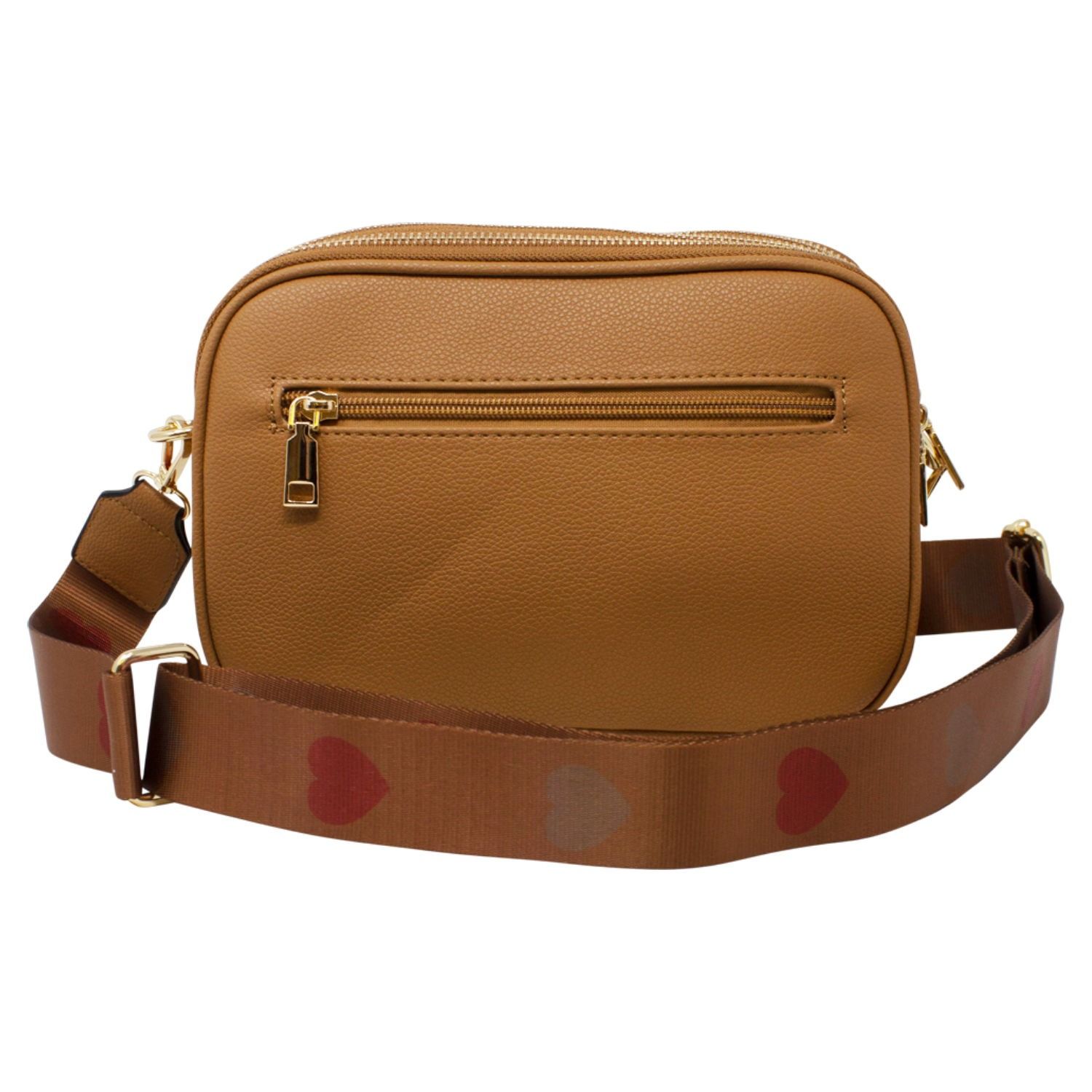 SVNX Heart Quilted Crossbody Camera Bag