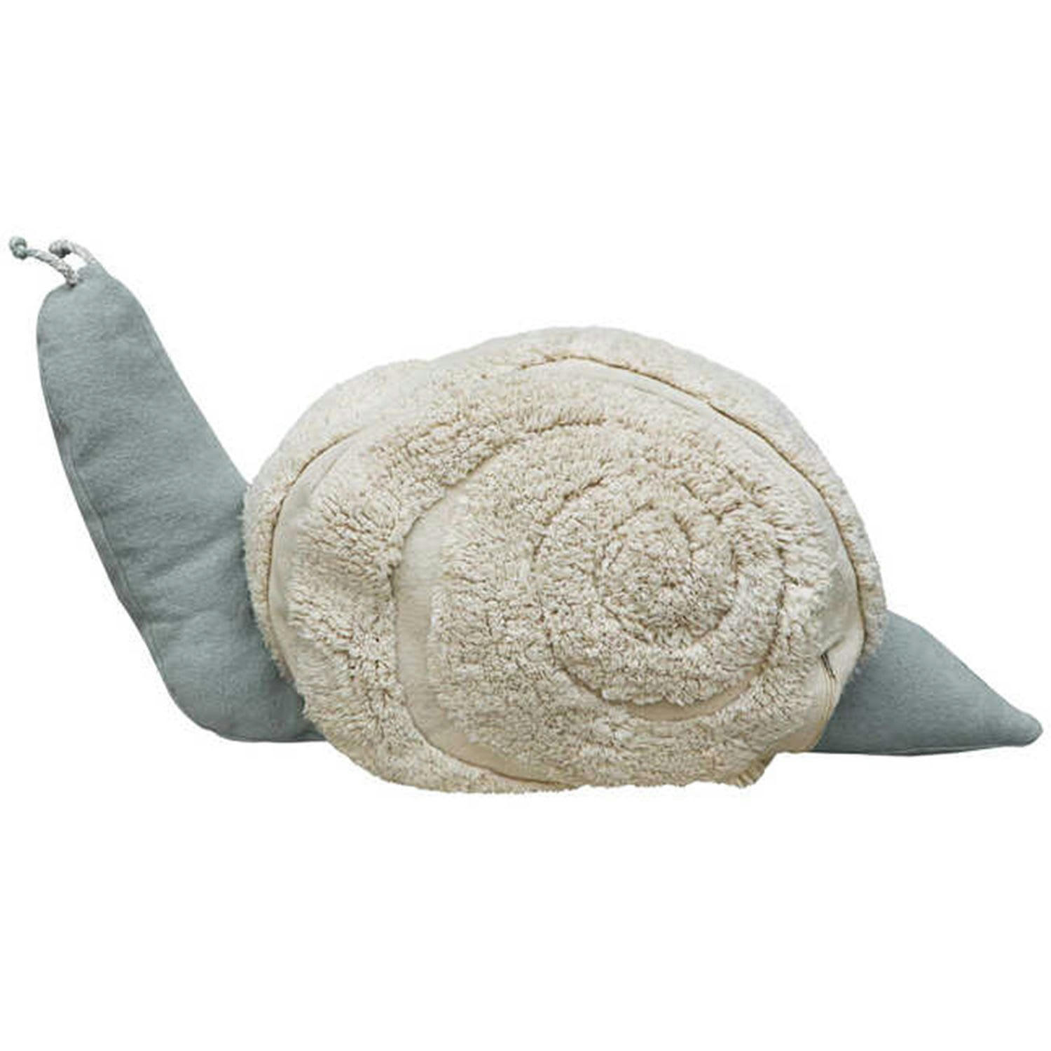 FANTASY GARDEN - Pouf escargot mr. snail bleu