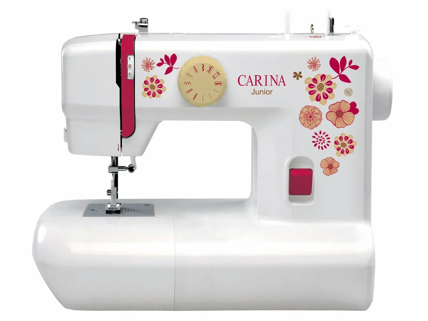 Carina Mechanische Nhmaschine Junior, Einsteigermodell, 6 Stichprogramme, mit H��lle 6 Stichprogramme / Ideal als Einsteigermodell