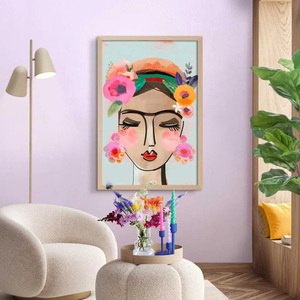 Wissellijst hout Poster 61x91,5 of 50x70 Beuken - 61 x 91,5