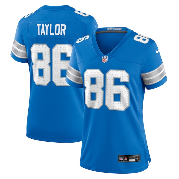 Malik Taylor Detroit Lions Nike Women's Team Game Jersey -  Blue
