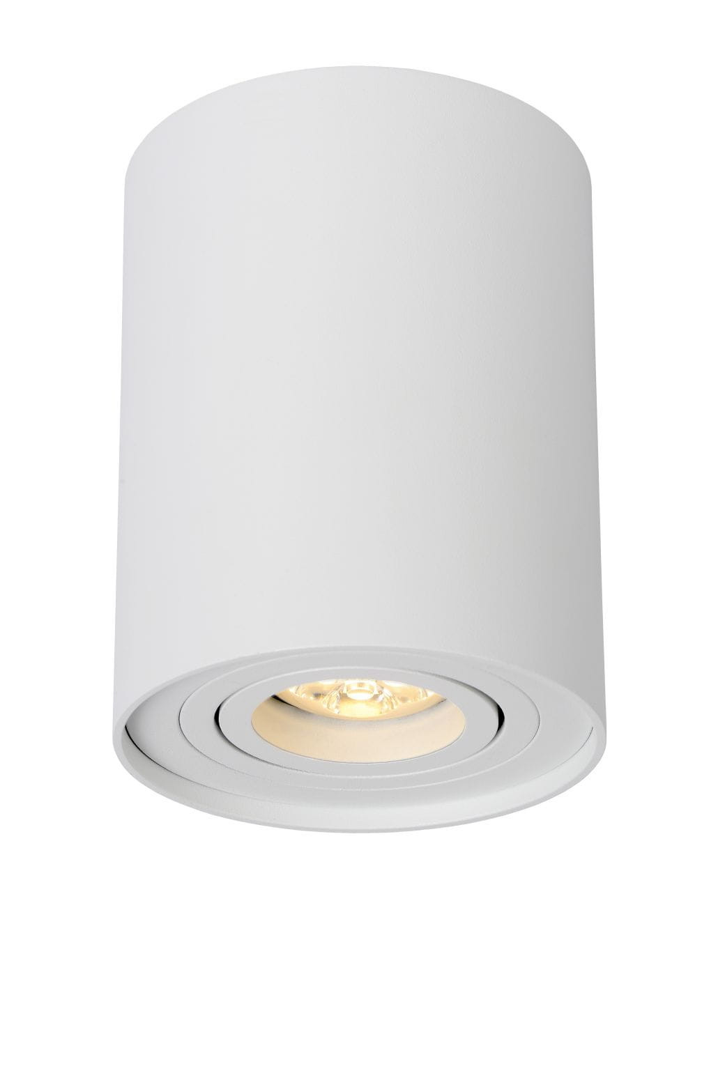 Spot okrągły biały TUBE 1xGU10x50W wym:12,5x9,5x9,5cm IP20 Lucide
