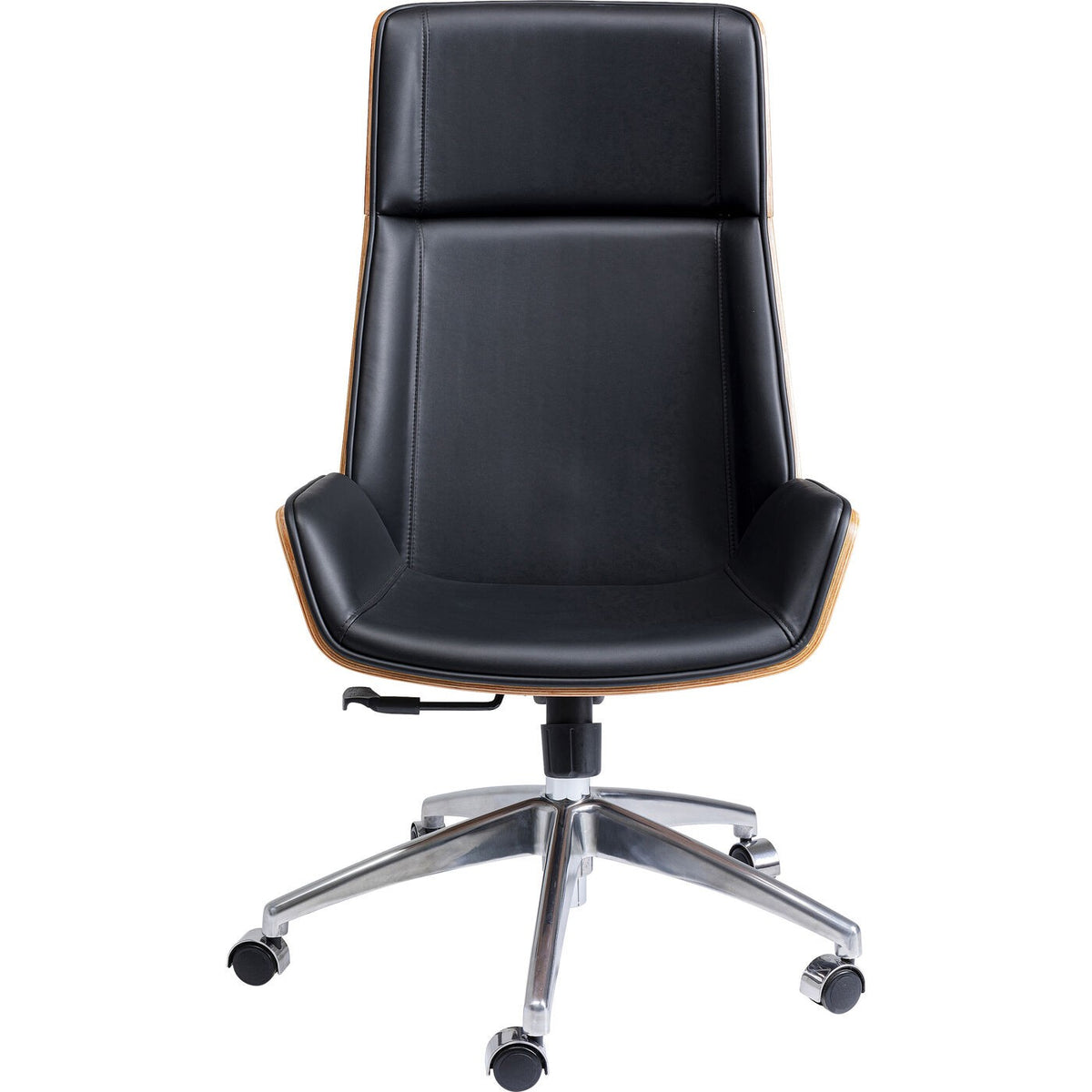 Kare Design Draaibare Bureaustoel Rouven hoog zwart