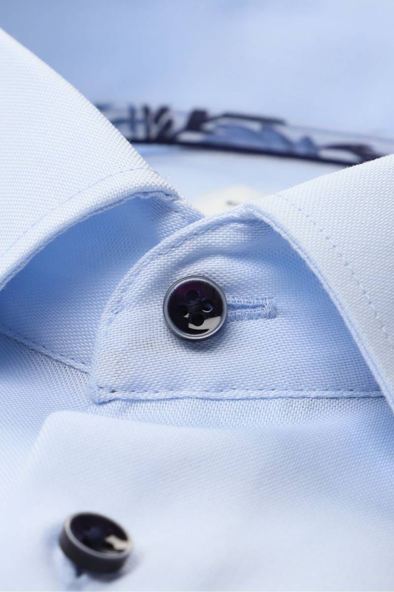 ETERNA Modern Fit Hemd himmelblau, Einfarbig