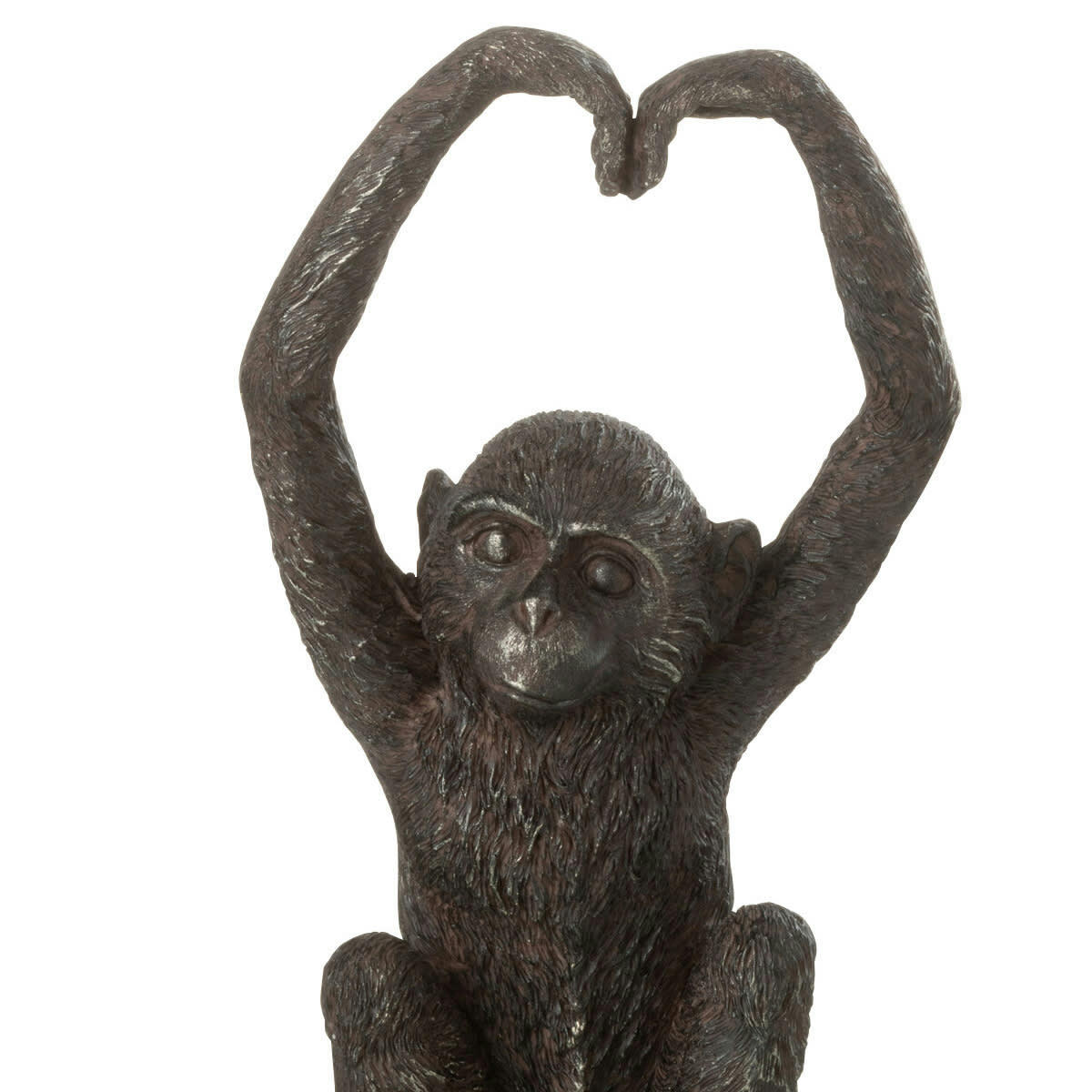 - Statuette singe bras en coeur