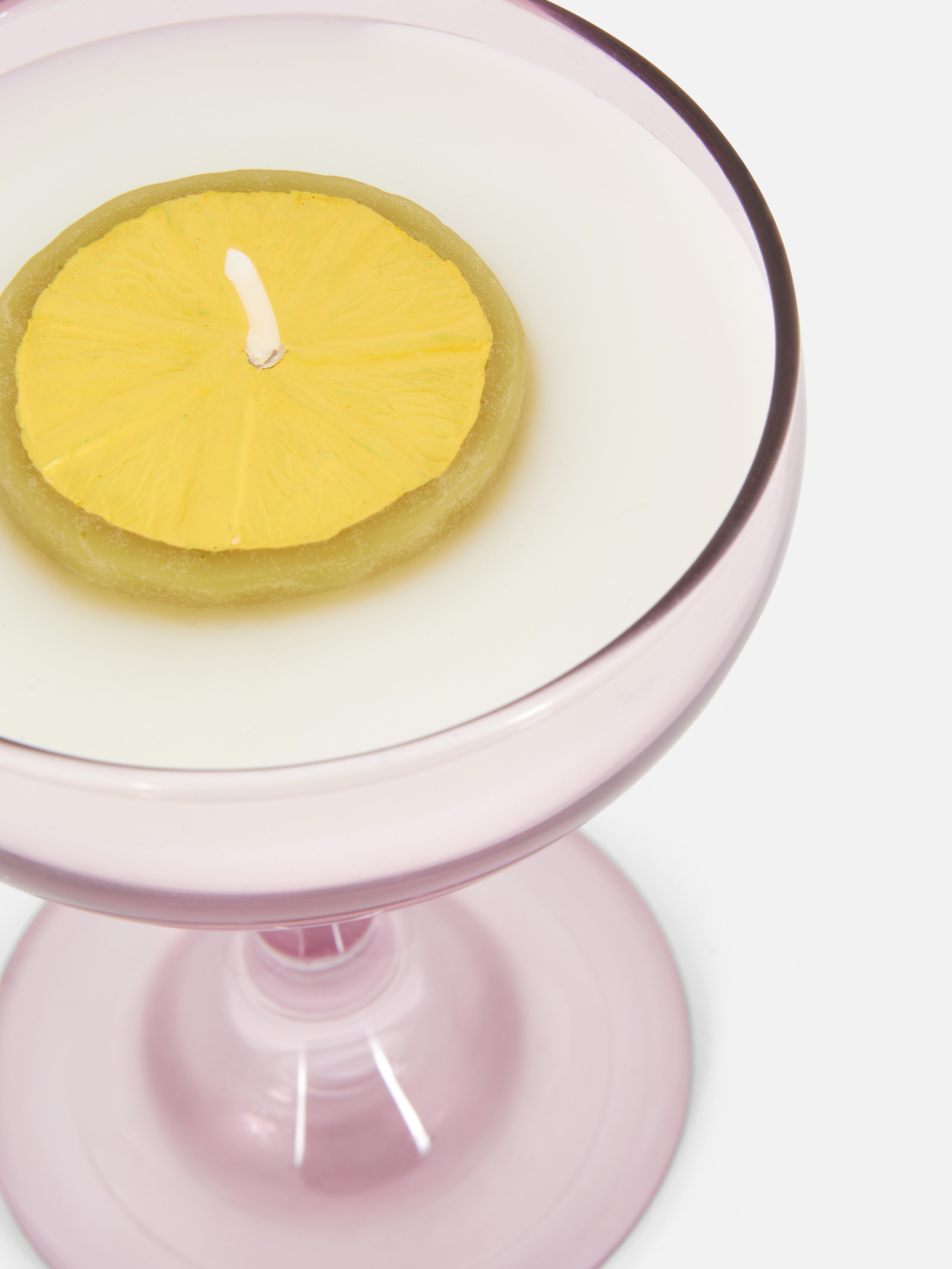 Christmas Scented Candle In Drinking Glass