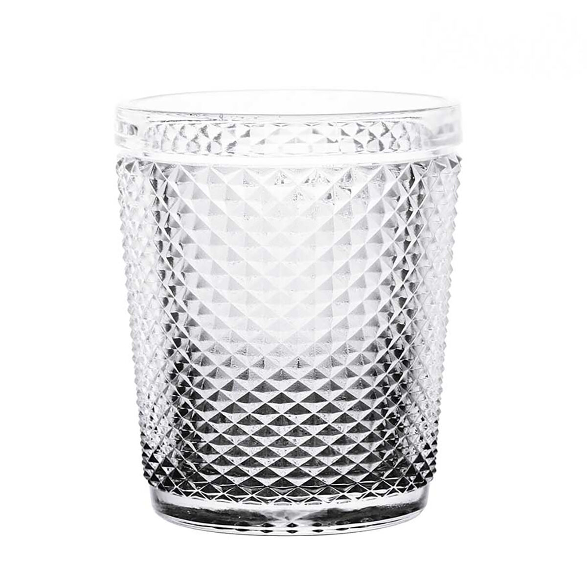 Copo antracite DIAMOND sem pé de vidro 30cl