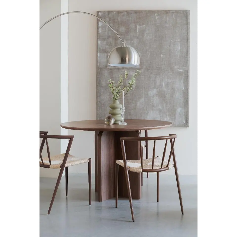 Puur - Clyde eetkamerstoel hout - walnoot